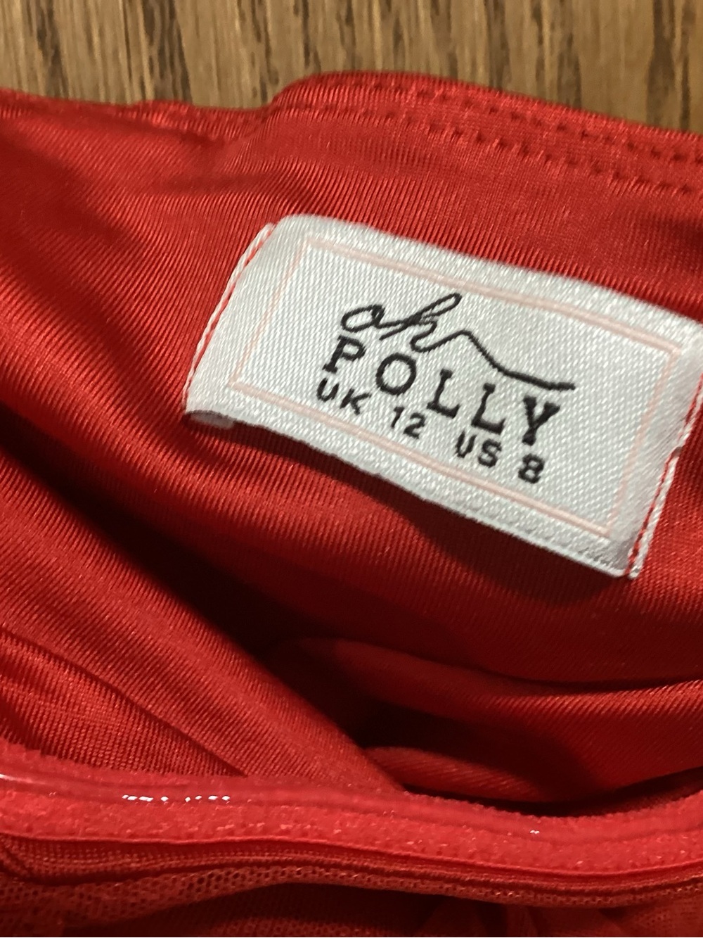 Oh Polly Red One-Shoulder Ruffle Dress - Picture 4 of 5